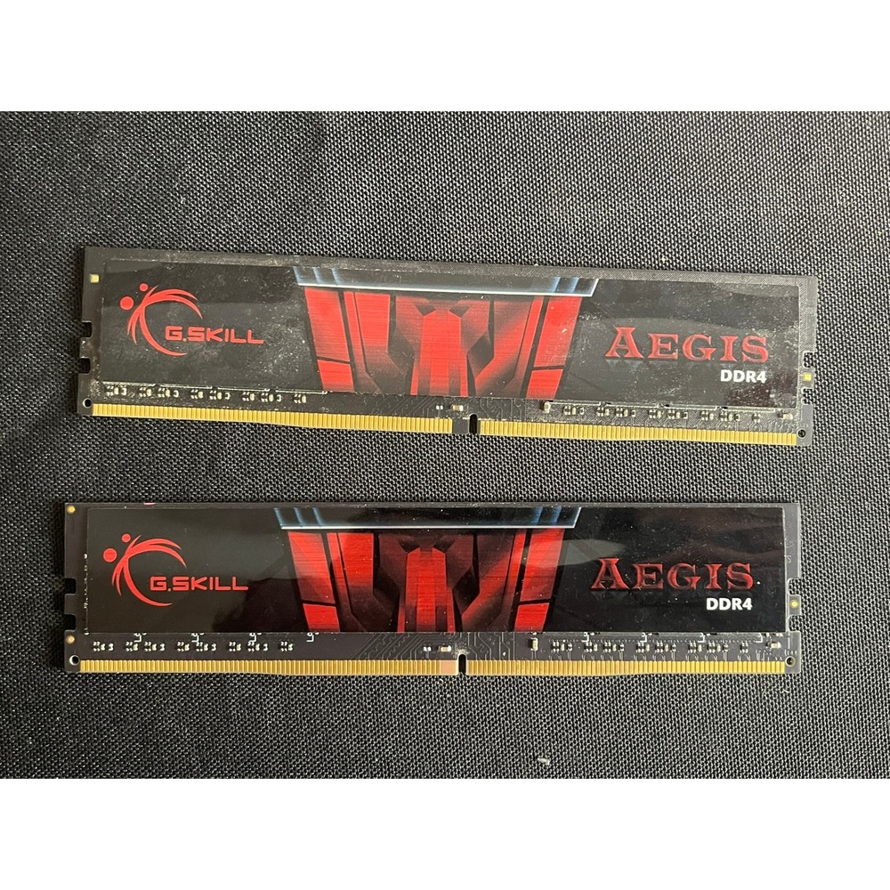 G.Skill Aegis 16GB 2x8GB DDR4 2400MHz PC4-19200 Desktop RAM F4-2400C15S-8GIS